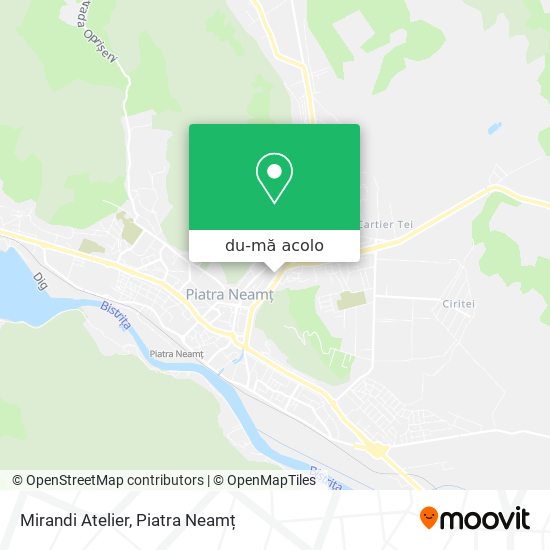 Hartă Mirandi Atelier