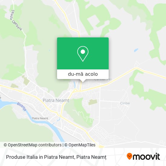 Hartă Produse Italia in Piatra Neamt