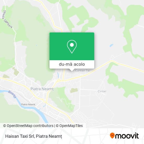 Hartă Haisan Taxi Srl