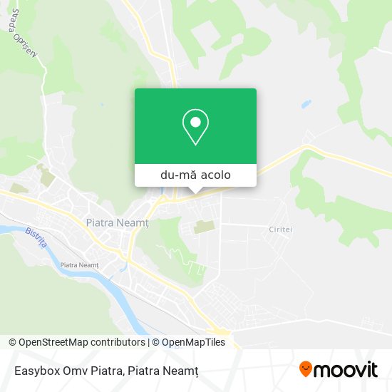Hartă Easybox Omv Piatra