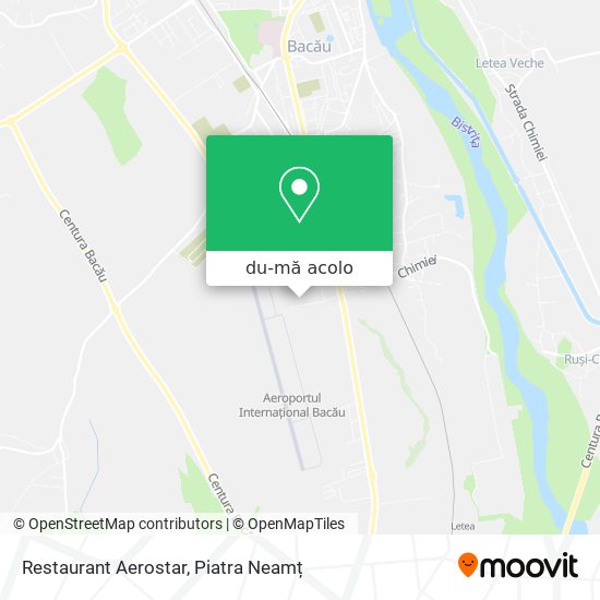 Hartă Restaurant Aerostar