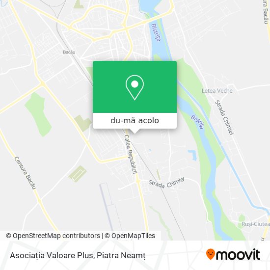 Hartă Asociația Valoare Plus