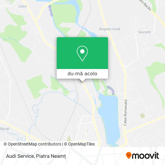 Hartă Audi Service