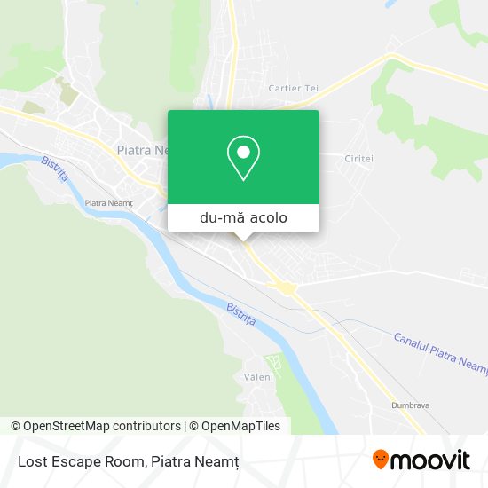 Hartă Lost Escape Room