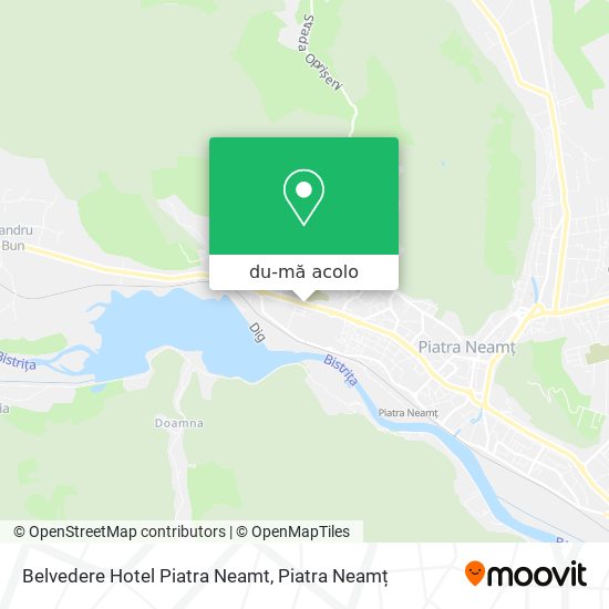 Hartă Belvedere Hotel Piatra Neamt