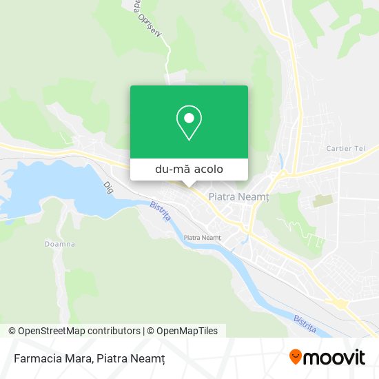 Hartă Farmacia Mara