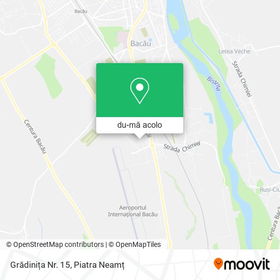 Hartă Grădinița Nr. 15