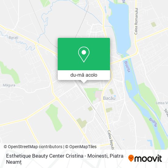 Hartă Esthetique Beauty Center Cristina - Moinesti
