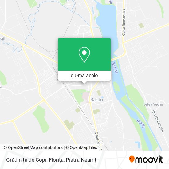 Hartă Grădinița de Copii Florița