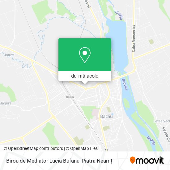 Hartă Birou de Mediator Lucia Bufanu