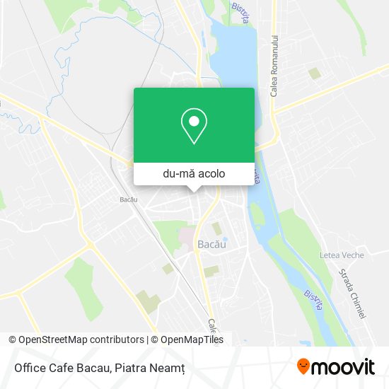 Hartă Office Cafe Bacau