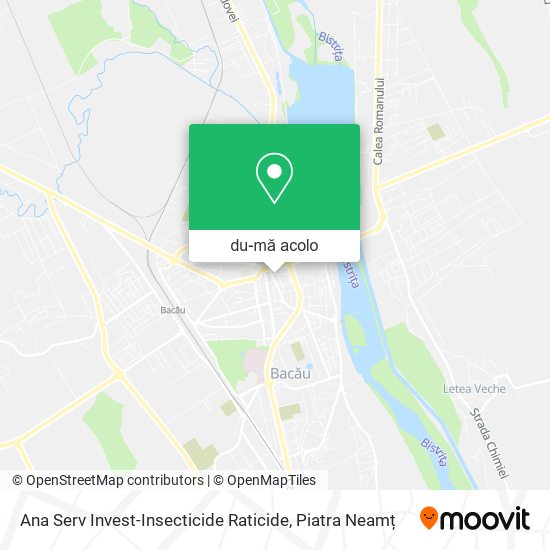Hartă Ana Serv Invest-Insecticide Raticide