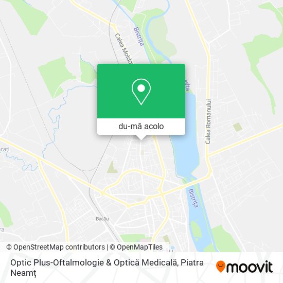 Hartă Optic Plus-Oftalmologie & Optică Medicală