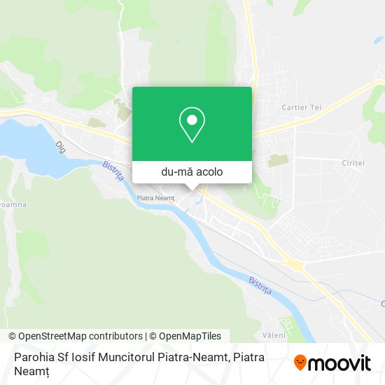 Hartă Parohia Sf Iosif Muncitorul Piatra-Neamt