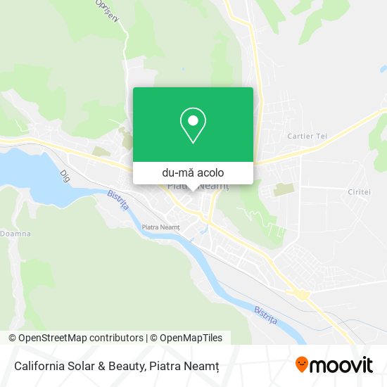 Hartă California Solar & Beauty