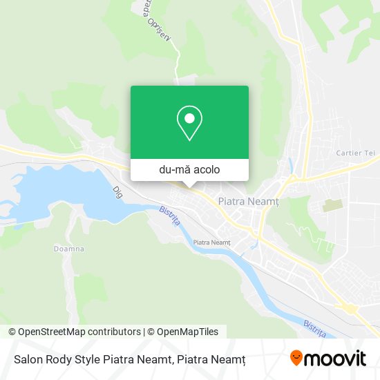Hartă Salon Rody Style Piatra Neamt