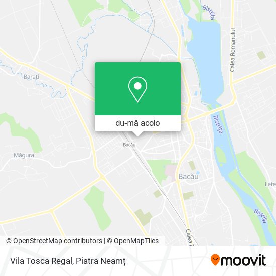 Hartă Vila Tosca Regal