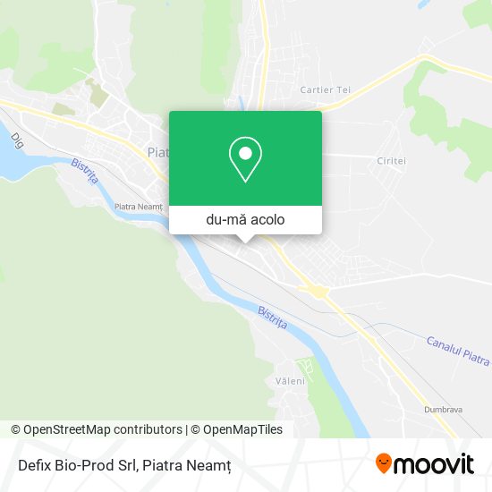 Hartă Defix Bio-Prod Srl
