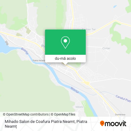 Hartă Mihado Salon de Coafura Piatra Neamt