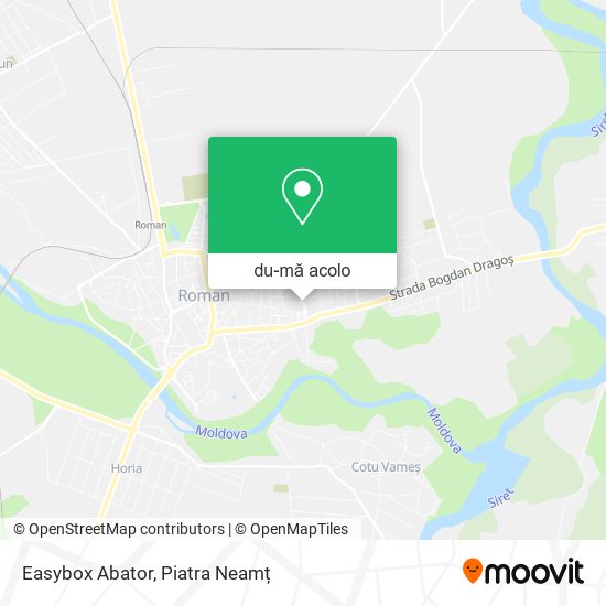 Hartă Easybox Abator