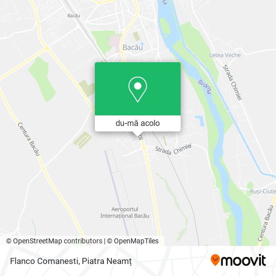 Hartă Flanco Comanesti