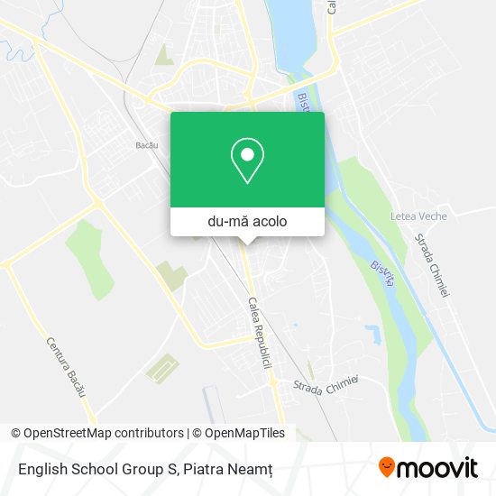Hartă English School Group S