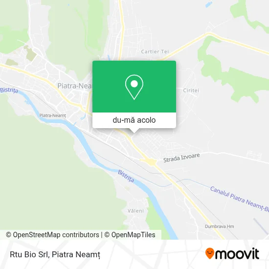 Hartă Rtu Bio Srl