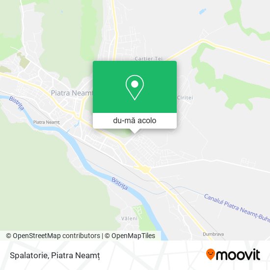 Hartă Spalatorie