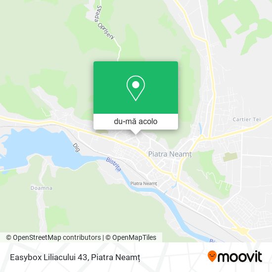 Hartă Easybox Liliacului 43