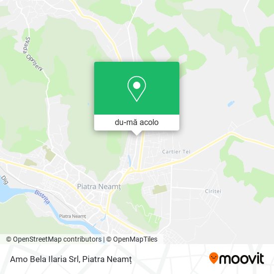 Hartă Amo Bela Ilaria Srl