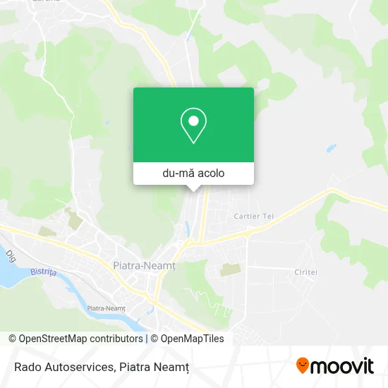 Hartă Rado Autoservices