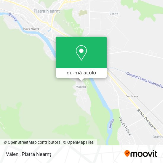 Hartă Văleni