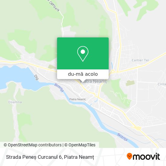 Hartă Strada Peneș Curcanul 6