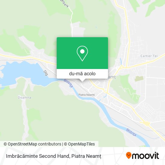 Hartă Imbrăcăminte Second Hand