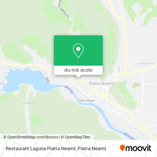 Hartă Restaurant Laguna Piatra Neamt