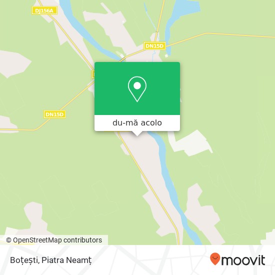 Hartă Boțești