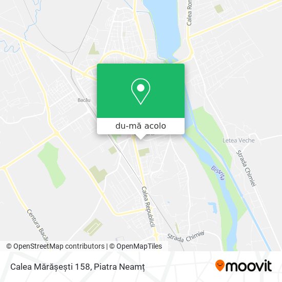 Hartă Calea Mărășești 158