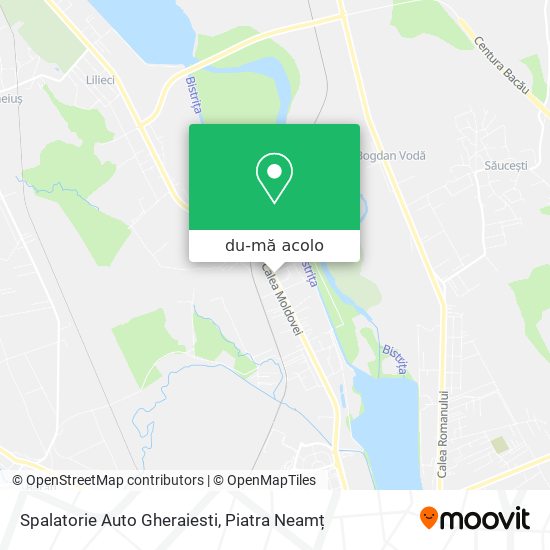 Hartă Spalatorie Auto Gheraiesti