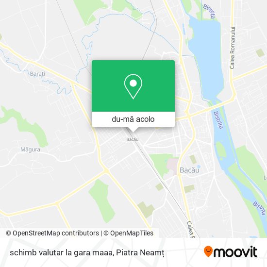 Hartă schimb valutar la gara maaa