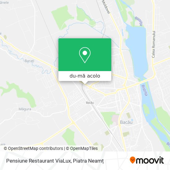 Hartă Pensiune Restaurant ViaLux