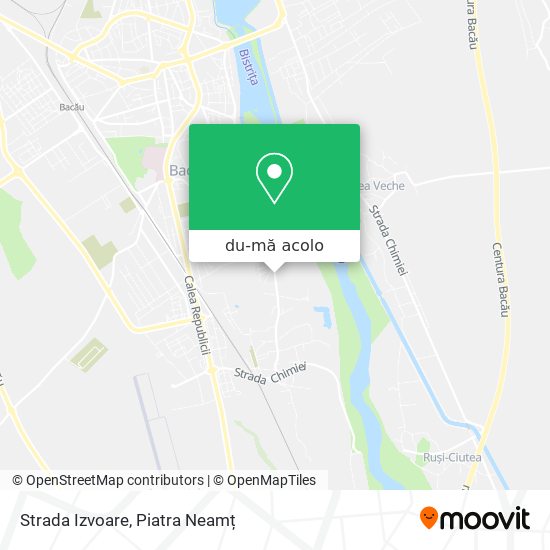 Hartă Strada Izvoare