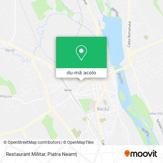 Hartă Restaurant Militar