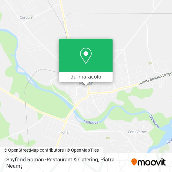 Hartă Sayfood Roman -Restaurant & Catering