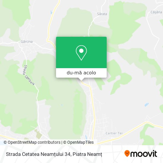 Hartă Strada Cetatea Neamțului 34
