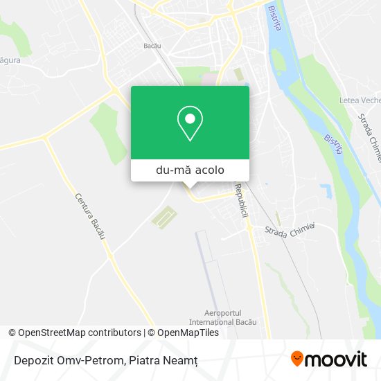 Hartă Depozit Omv-Petrom