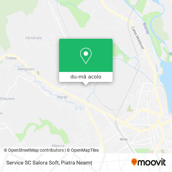 Hartă Service SC Salora Soft