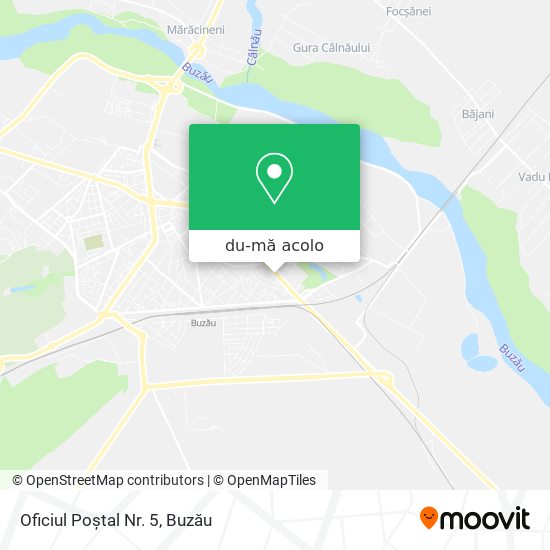 Hartă Oficiul Poștal Nr. 5