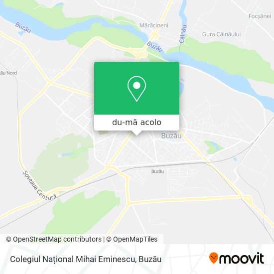 Hartă Colegiul Național Mihai Eminescu