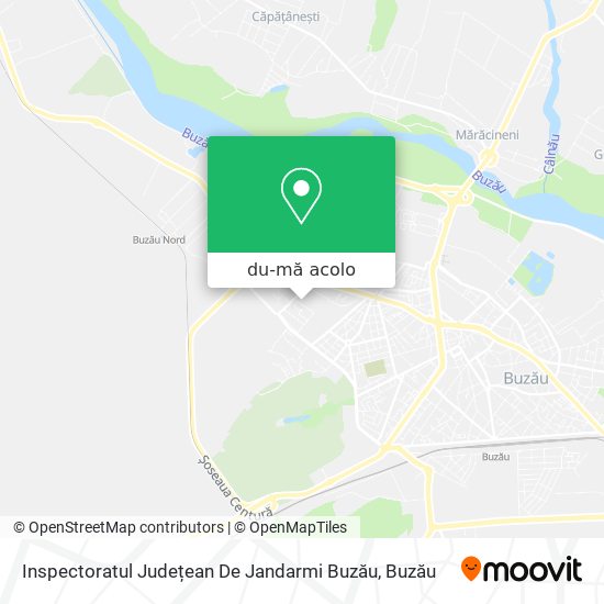 Hartă Inspectoratul Județean De Jandarmi Buzău