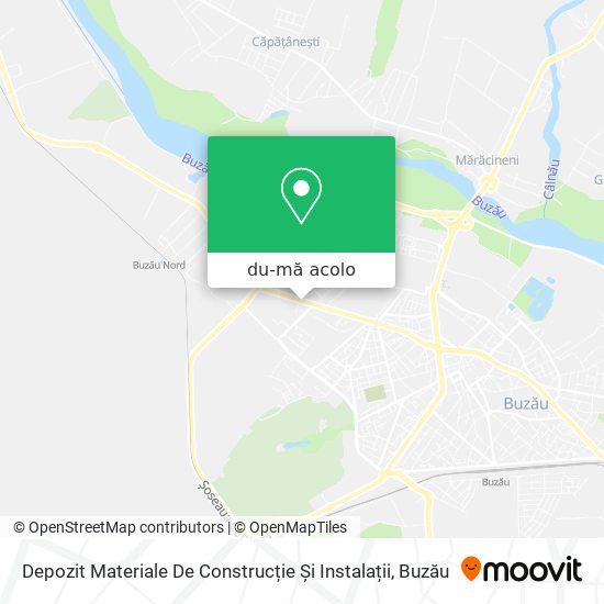 Hartă Depozit Materiale De Construcție Și Instalații